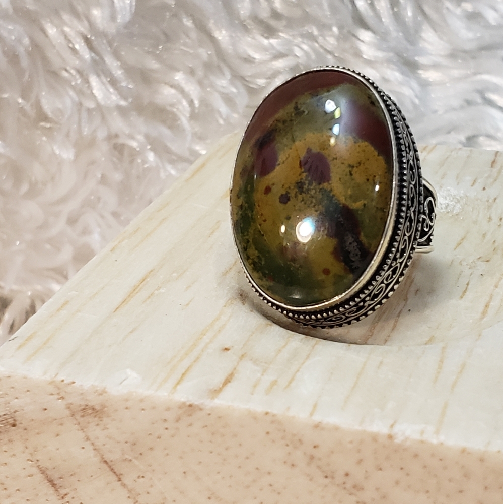 🎁New SemiPrecious Ring, Stamped 925, size 9